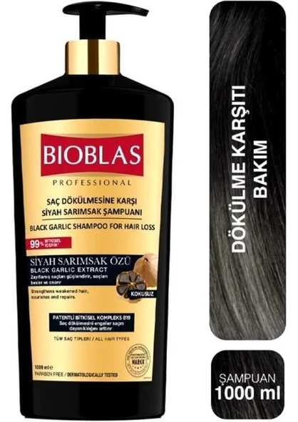 Bioblas Siyah Kara Sarımsak Şampuanı 1000 ml