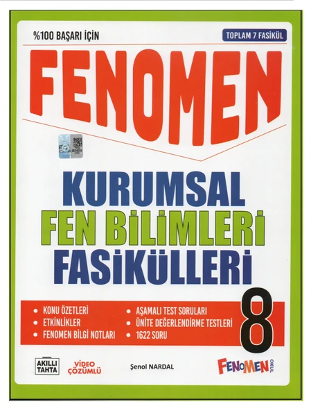 FENOMEN 8. SINIF FEN BİLİMLERİ KURUMSAL FASİKÜLLERİ ürün görseli