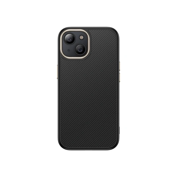 iPhone 15 Kılıf M-safe Şarj Özellikli Karbon Fiber Görünümlü Antina Kılıf - Resim 2