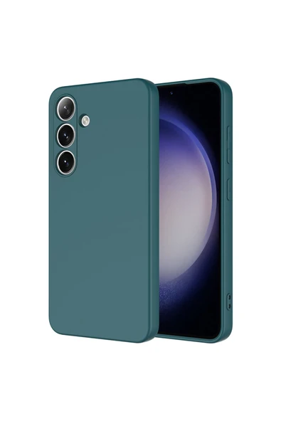 KILIFTECH Galaxy S25 Plus Uyumlu Kılıf Zore Mara Lansman Kapak-Koyu Yeşil - 1