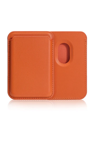 KILIFTECH Zore Magnetik Cardsafe Kartlık-Turuncu - 1
