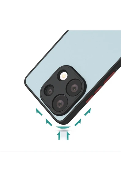 KILIFTECH Xiaomi Redmi Note 13 4G Uyumlu Kılıf Zore Hux Kapak-Lacivert - 3