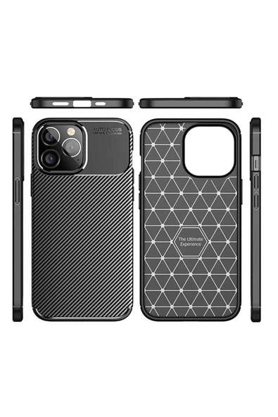 Avid Diva iPhone 14 Pro Max Uyumlu Kılıf Zore Negro Silikon Kapak - Resim 3