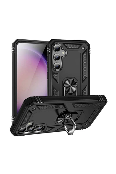 KILIFTECH Galaxy S23 FE Uyumlu Zore Vega Kılıf-Siyah ürün görseli