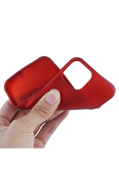 Technorion iPhone 13 Mini Uyumlu TKNR Premier Silikon Kılıf-Mürdüm - Resim 2