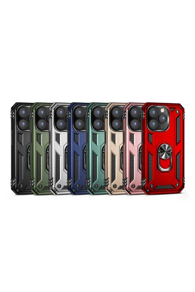 Avid Diva iPhone 14 Pro Uyumlu Zore Vega Kılıf-Kırmızı - 2