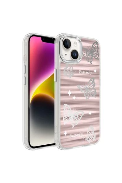 zore iPhone 14 Plus Uyumlu AiHTTgli Parlak Tasarımlı Zore Mimbo Kılıf-NO5 ürün görseli 1