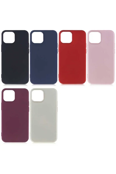 Technorion iPhone 13 Mini Uyumlu TKNR Premier Silikon Kılıf-Mürdüm - Resim 3