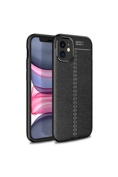 KILIFTECH iPhone 12 Mini Uyumlu Zore Niss Silikon Kılıf-Siyah