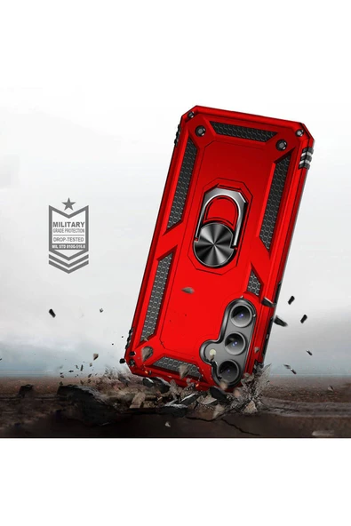 KILIFTECH Galaxy S23 FE Uyumlu Zore Vega Kılıf-Siyah - Resim 3