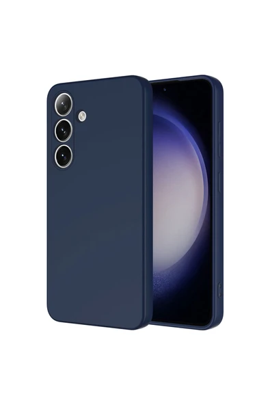 zen aksesuar Galaxy S25 Uyumlu Kılıf Zore Mara Lansman Kapak-Lacivert