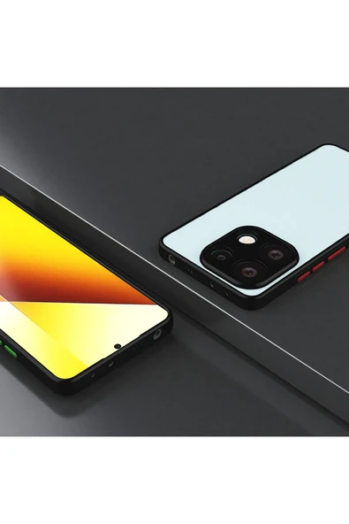 KILIFTECH Xiaomi Redmi Note 13 4G Uyumlu Kılıf Zore Hux Kapak-Lacivert - 4