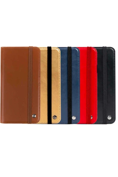 Avid Diva iPhone 12 Uyumlu Zore Multi Cüzdan Kılıf-Gold - Resim 5