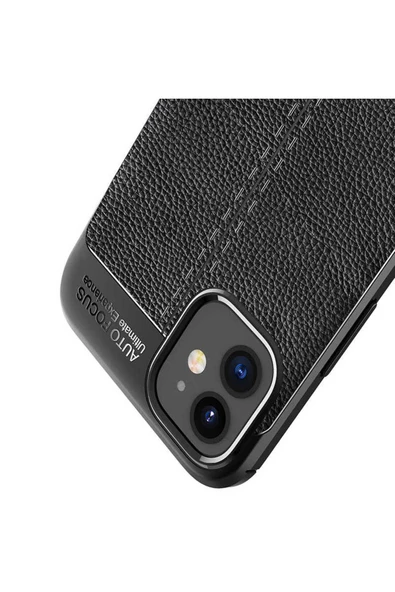 KILIFTECH iPhone 12 Mini Uyumlu Zore Niss Silikon Kılıf-Siyah - 4