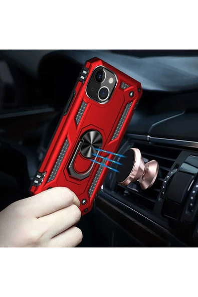 KILIFTECH iPhone 13 Mini Uyumlu Zore Vega Kılıf-Mavi - Resim 6