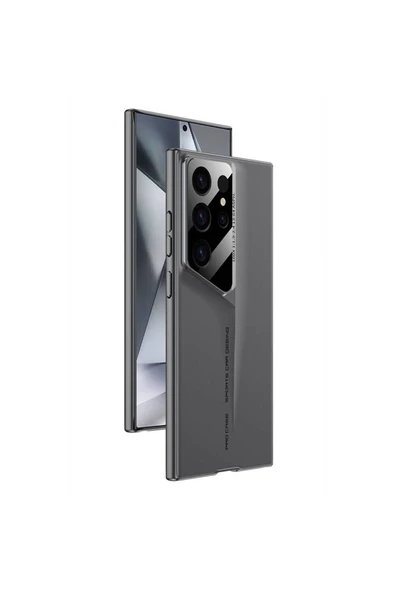 KILIFTECH Galaxy S23 Ultra Kılıf Ultra İnce Kamera Korumalı Sert Rubber Zore Procase Kapak-Mor - 5
