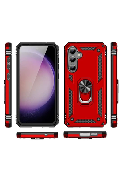 KILIFTECH Galaxy S23 FE Uyumlu Zore Vega Kılıf-Siyah - Resim 5