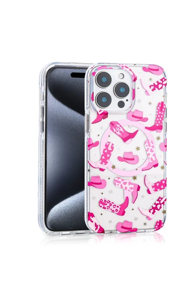 KILIFTECH iPhone 14 Pro Max Uyumlu Kılıf Magsafe Şarj Özellikli Zore Stilo Kapak-Kırmızı - Resim 5