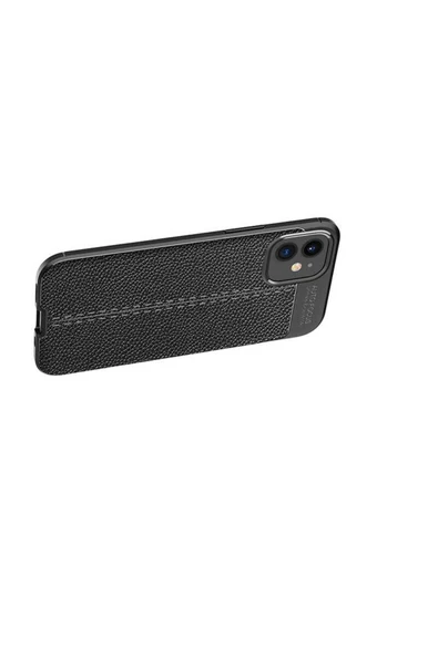 KILIFTECH iPhone 12 Mini Uyumlu Zore Niss Silikon Kılıf-Siyah - 5
