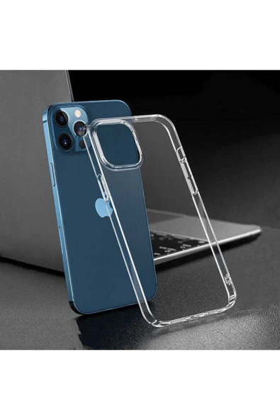 EFLİNK iPhone 12 Pro Uyumlu Zore Droga Kılıf-Renksiz - Resim 3