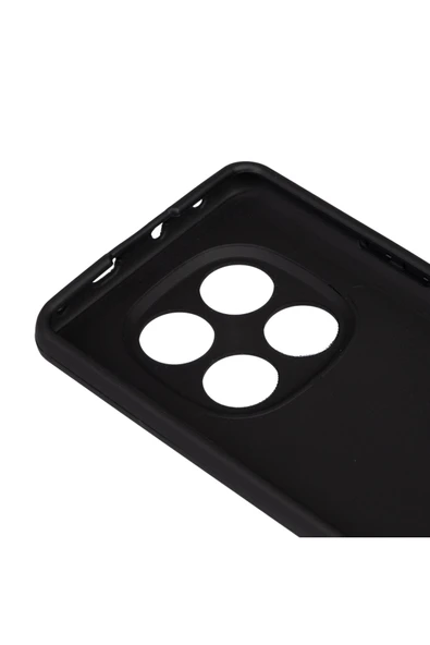 zore Xiaomi Redmi Note 14 Pro 5G Uyumlu Kılıf Zore Biye Silikon-Siyah - 2