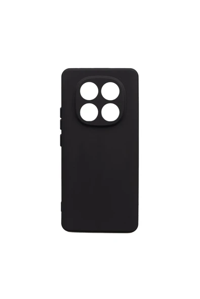 zore Xiaomi Redmi Note 14 Pro 5G Uyumlu Kılıf Zore Biye Silikon-Siyah - 1