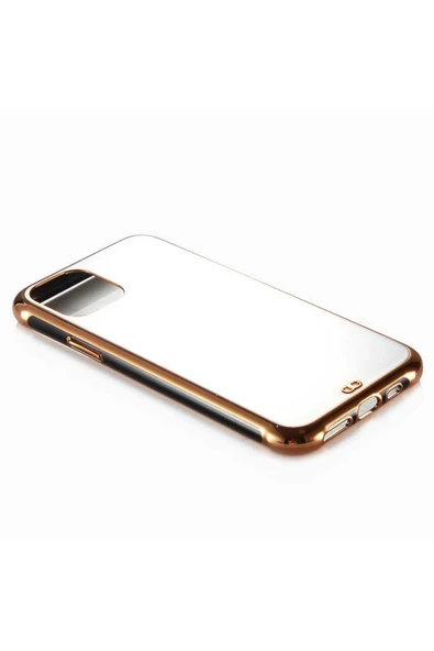 Lofy iPhone 12 Uyumlu Lofy Voit Kapak-Gold - Resim 3