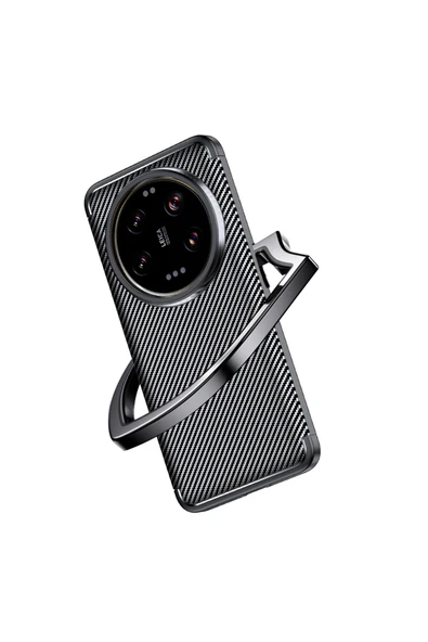 KILIFTECH Xiaomi 15 Ultra Kılıf Zore Negro Silikon Kapak - Siyah - 5