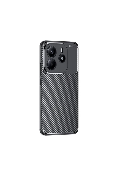 KILIFTECH Xiaomi Redmi Note 14 5G Uyumlu Kılıf Zore Negro Silikon Kapak-Siyah - 4