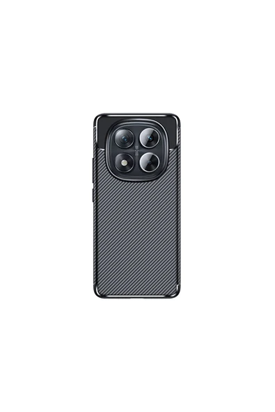KILIFTECH Xiaomi Redmi Note 14 Pro Plus Kılıf Zore Negro Silikon Kapak - Siyah