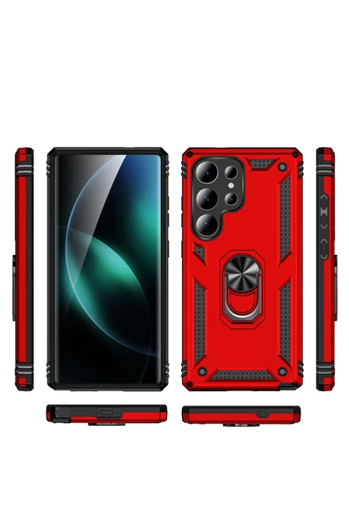 KILIFTECH Galaxy S25 Ultra Kılıf Zore Vega Kapak - Siyah - 3