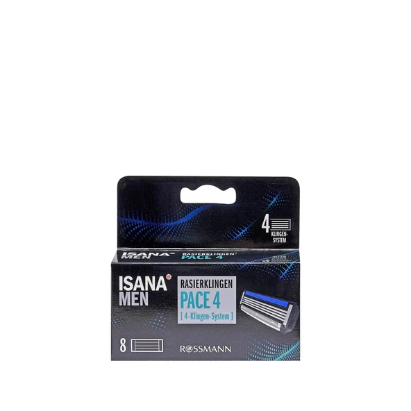 Isana Men Yedek Tıraş Bıçağı 4 Bıçaklı 8'li