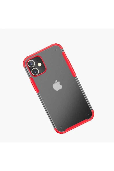 Atlas iPhone 12 Uyumlu Zore Volks Kılıf-Kırmızı - Resim 5