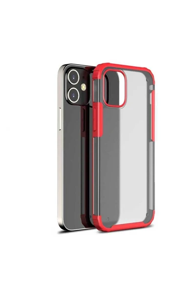 Atlas iPhone 12 Uyumlu Zore Volks Kılıf-Kırmızı ürün görseli