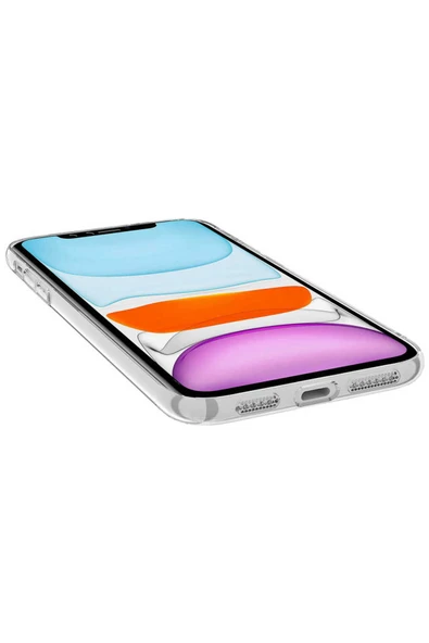 Atlas iPhone 11 Uyumlu Kamera Korumalı Magsafe Sert PC CSM Zore Porto Kılıf-Renksiz - Resim 2