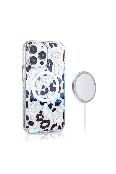 Noir318 iPhone 14 Pro Max Uyumlu Kılıf Magsafe Şarj Özellikli Zore Jago Kapak-Colorful - Resim 3