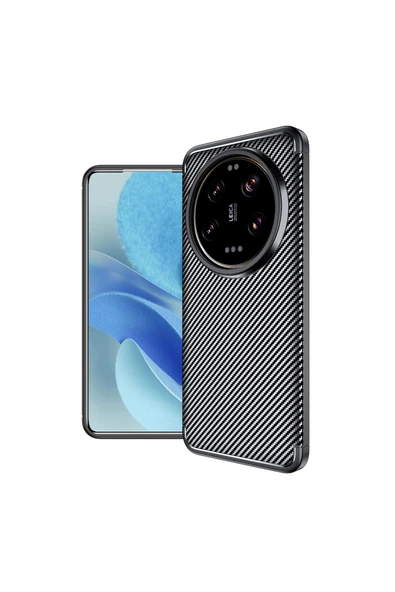 KILIFTECH Xiaomi 15 Ultra Kılıf Zore Negro Silikon Kapak - Siyah - 4