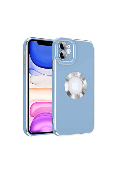 Base Dijital iPhone 11 Uyumlu Zore Kongo Kılıf-Mavi ürün görseli
