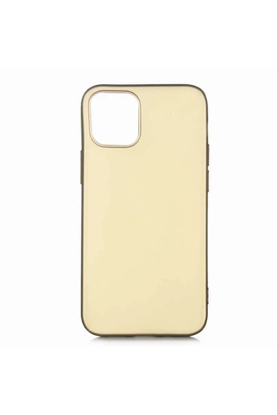 KILIFTECH iPhone 12 Mini Uyumlu Zore Premier Silikon Kılıf-Gold ürün görseli