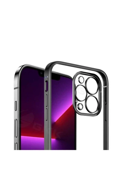 KILIFTECH iPhone 13 Pro Max Uyumlu Zore Gbox Kılıf-Lacivert - Resim 6