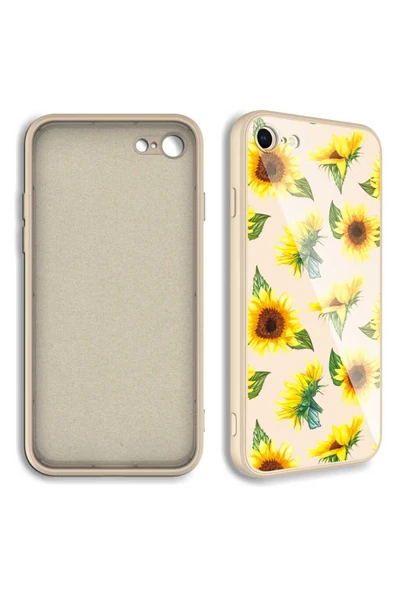 KILIFTECH iPhone SE 2022 Uyumlu Kamera Korumalı Desenli Sert Silikon Zore Epoksi Kılıf-NO1 - Resim 2