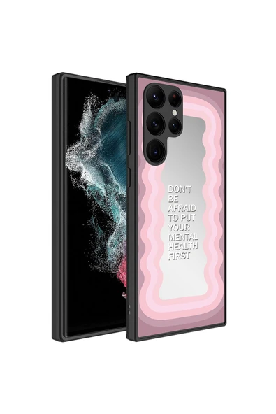 KILIFTECH Galaxy S23 Ultra Uyumlu Aynalı Desenli Kamera Korumalı Parlak Zore Mirror Kılıf-Ayna ürün görseli