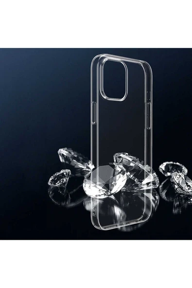 zore iPhone 13 Pro Uyumlu MKC Droga Kılıf-Renksiz - Resim 6