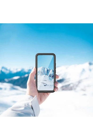 Resveq Galaxy S22 Plus Uyumlu 1-1 Su Geçirmez Uyumlu-Siyah - 3