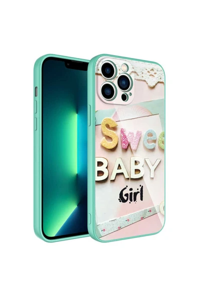 KILIFTECH iPhone 11 Pro Uyumlu Kamera Korumalı Desenli Sert Silikon Zore Epoksi Kılıf-NO5 ürün görseli