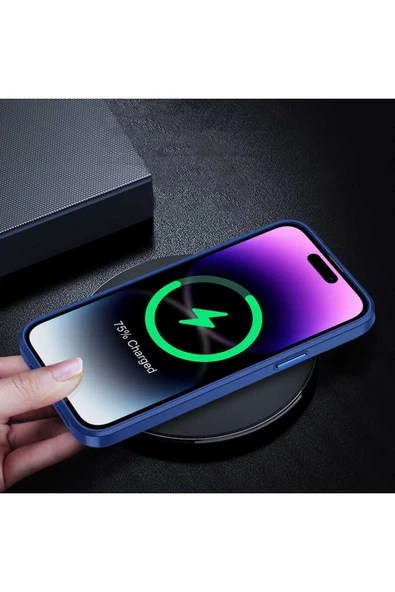 zore iPhone 14 Pro Max Uyumlu Zore Flora Kılıf-Siyah - Resim 5