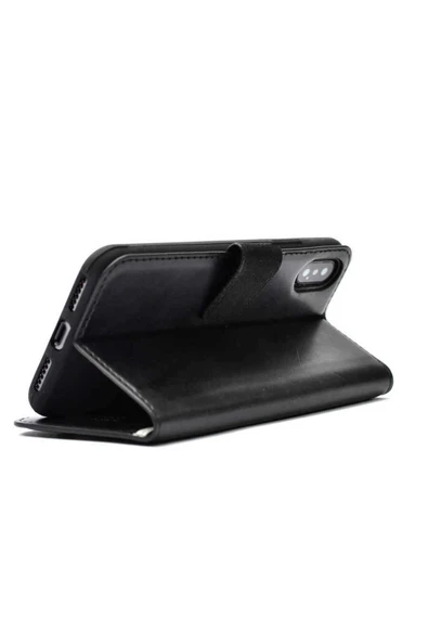 KILIFTECH Galaxy A26 Uyumlu Kılıf Zore Kar Deluxe Kapaklı Uyumlu Kılıf-Siyah - 5