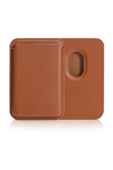 KILIFTECH Zore Magnetik Cardsafe Kartlık-Açık Kahve - 1