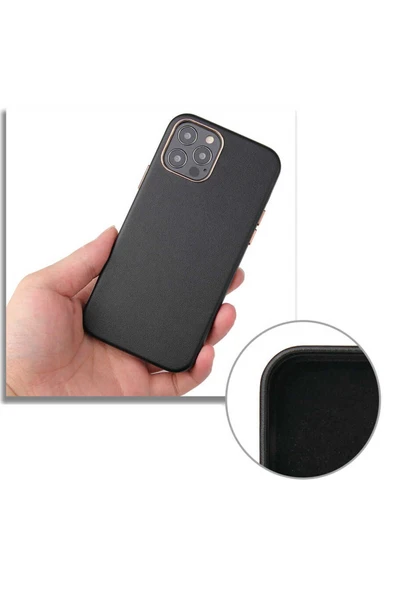 YuccaTech iPhone 12 Pro Max Uyumlu Zore Eyzi Kılıf-Siyah - Resim 5
