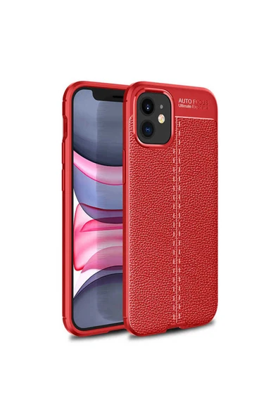 Wiku Bilişim iPhone 12 Uyumlu Zore Niss Silikon Kılıf-Kırmızı ürün görseli